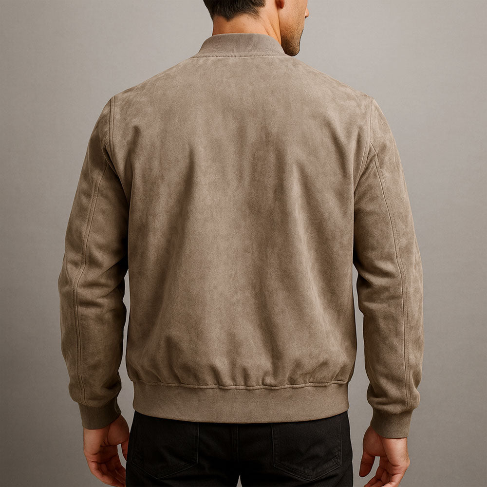 Kaltberg™ – Bunda s vzhľadom brúsenej kože | Luxusný pánsky kabát