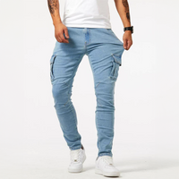Alex™ | Elastické cargo džínsy