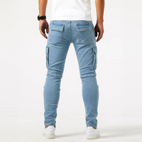 Alex™ | Elastické cargo džínsy