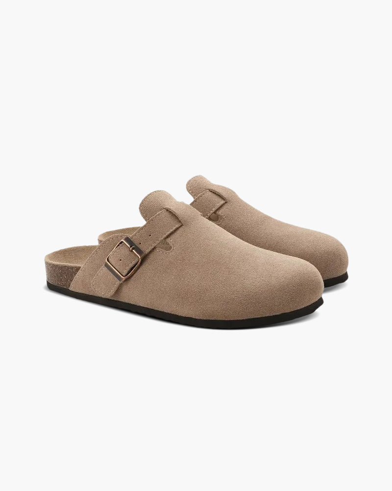 Luke™ | Pánske semišové dreváky – pohodlné šľapky s ergonomickou podrážkou