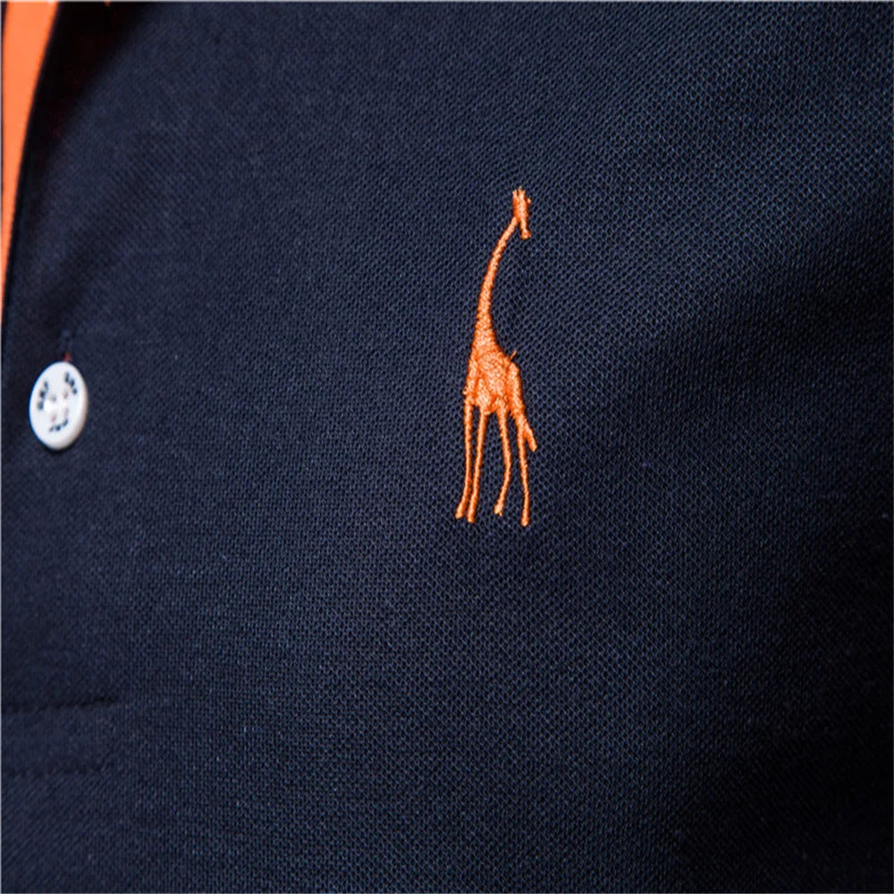 GIRAFFE™ – Pánske polo tričko s výšivkou