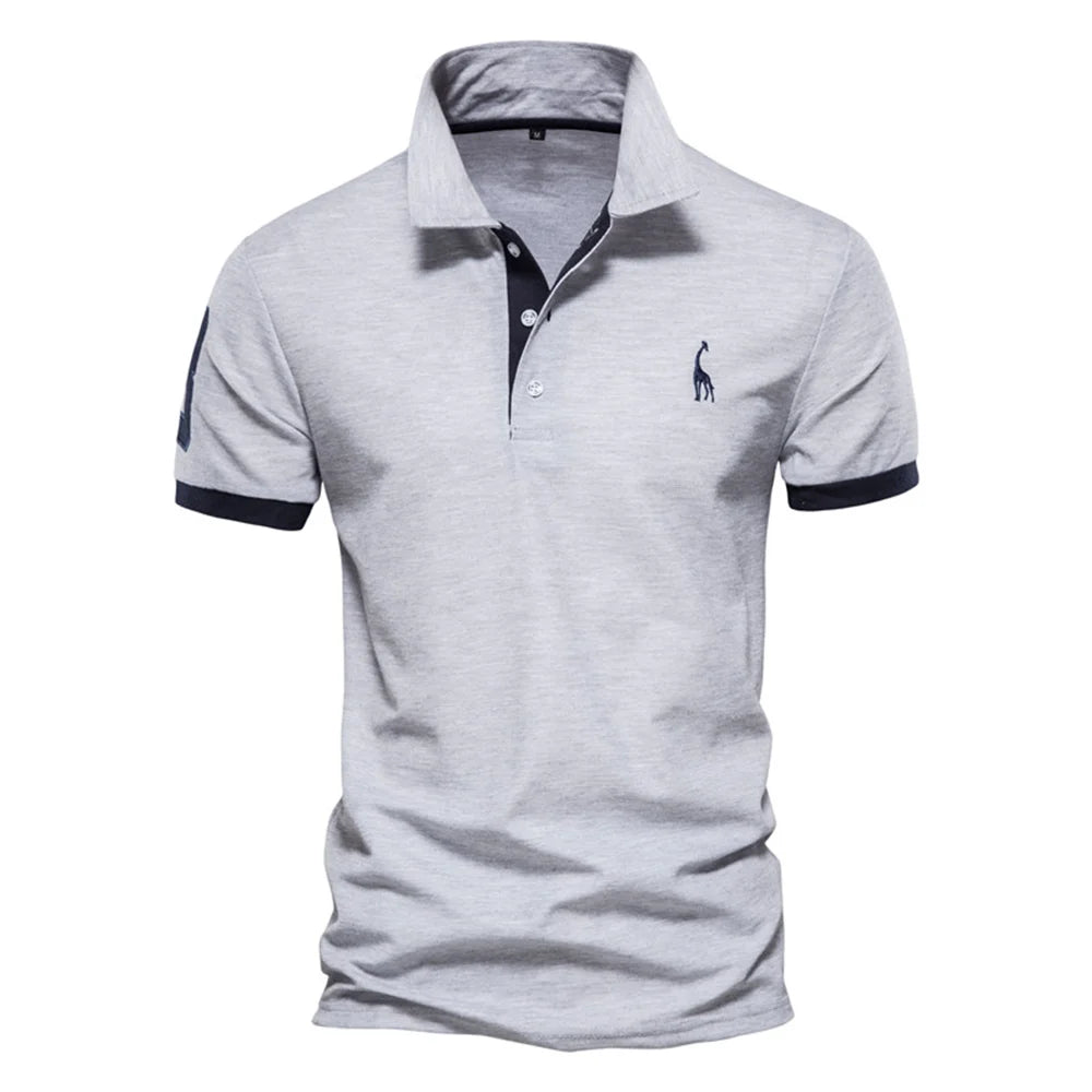 GIRAFFE™ – Pánske polo tričko s výšivkou