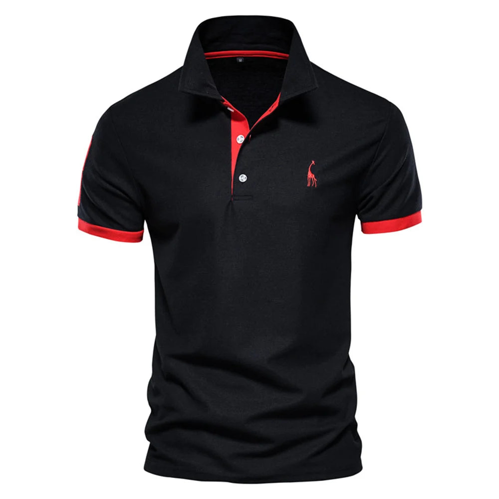 GIRAFFE™ – Pánske polo tričko s výšivkou