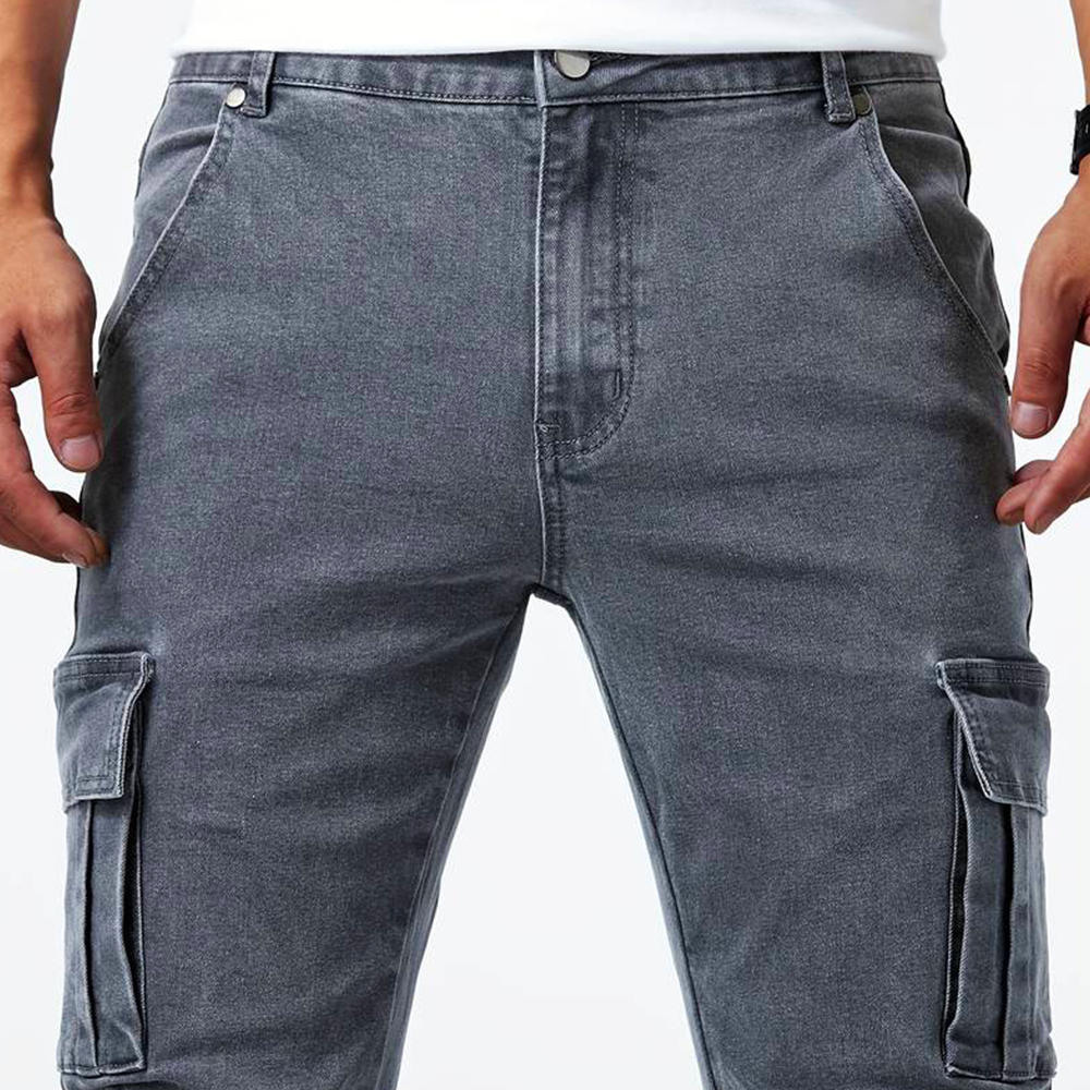 Alex™ | Elastické cargo džínsy