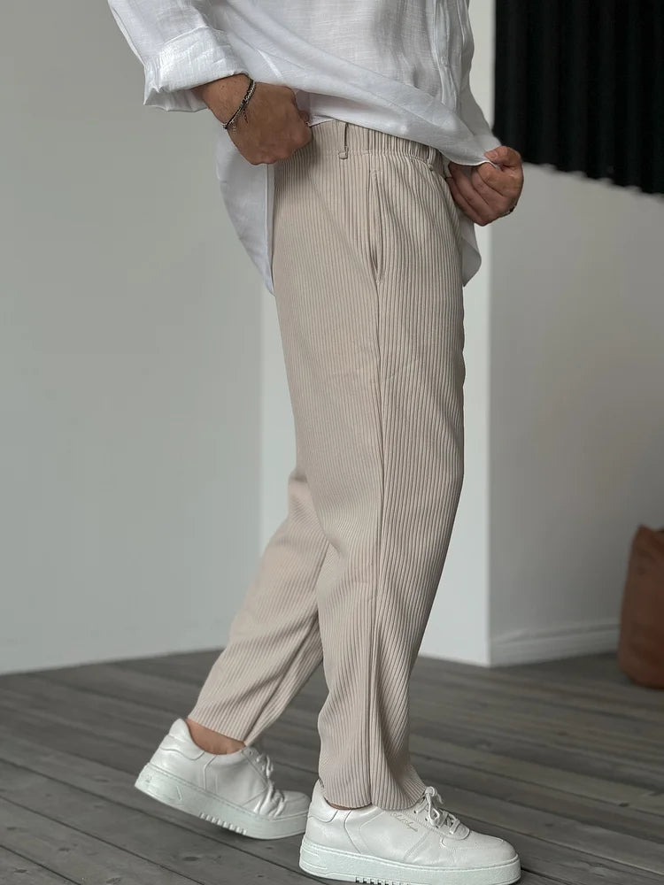 Pánske plisované nohavice Relax Fit | Elegantný a pohodlný každodenný a biznis štýl